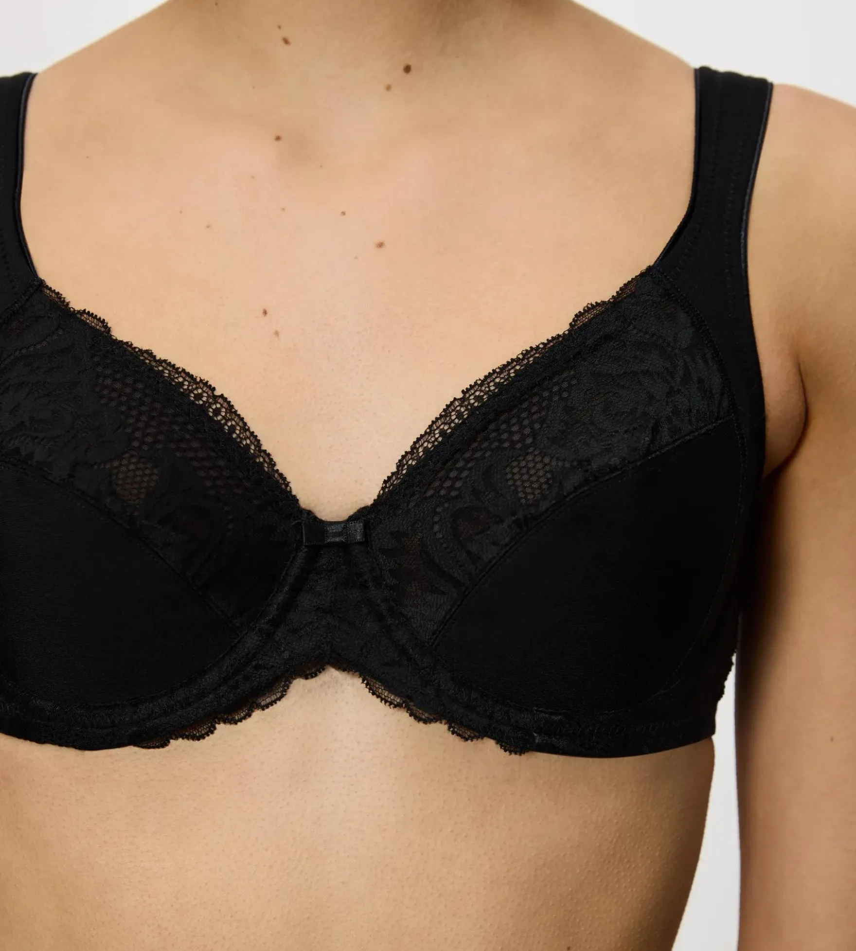 MODERN LACE+COTTON Wired bra