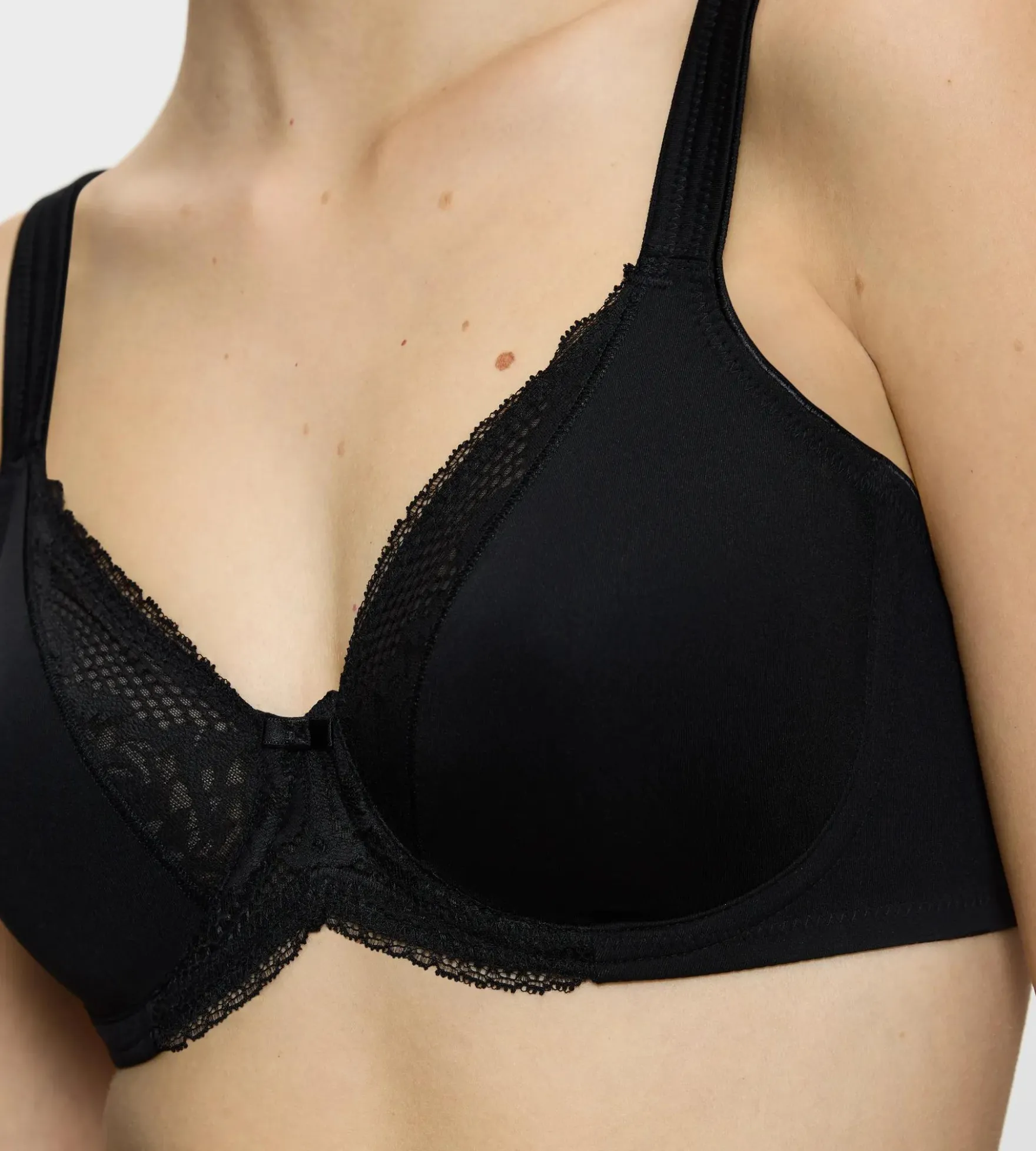 MODERN LACE+COTTON Wired bra