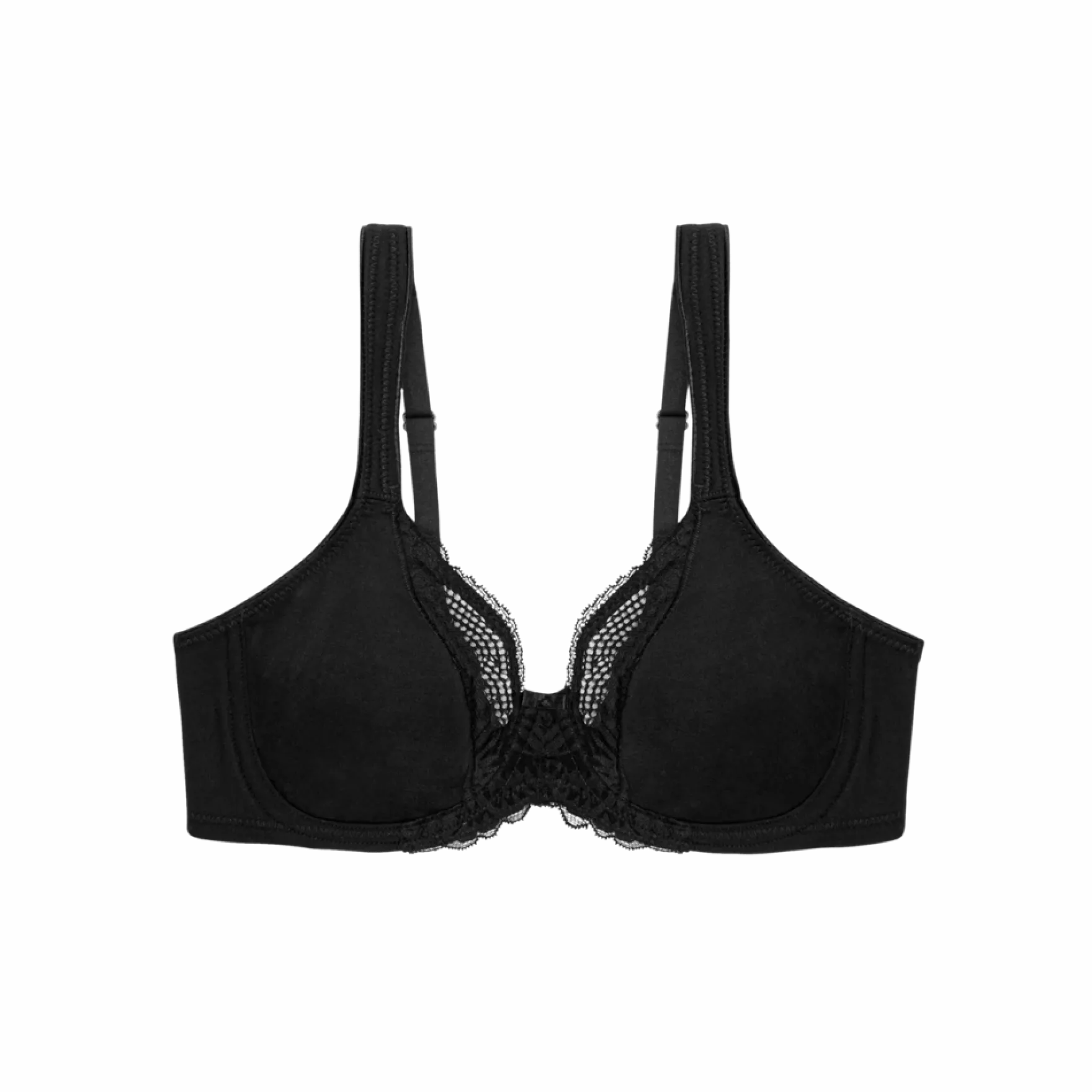MODERN LACE+COTTON Wired bra