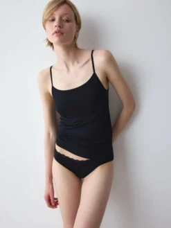 SENSE OF COTTON Top with spaghetti straps