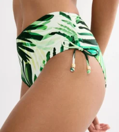 SUMMER PALM Maxi bikini bottoms