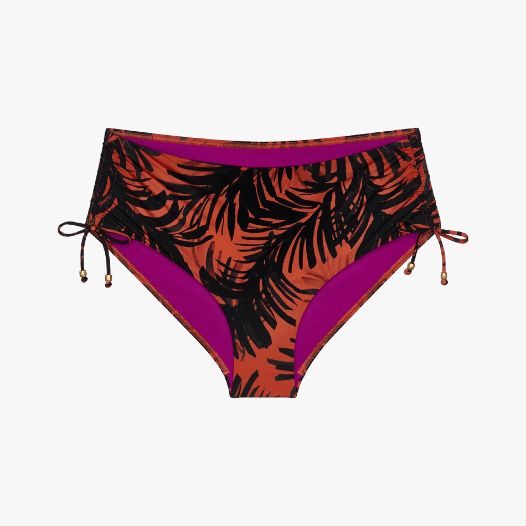 SUMMER PALM Maxi bikini bottoms