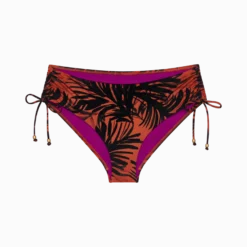 SUMMER PALM Midi bikini bottoms