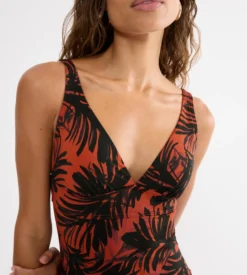 SUMMER PALM Swimsuit with padded cups