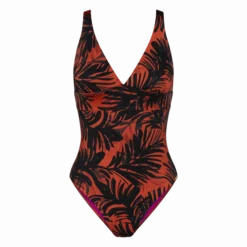 SUMMER PALM Swimsuit with padded cups