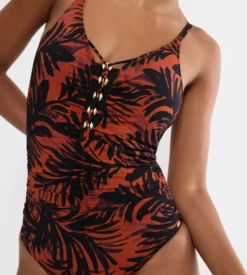 SUMMER PALM Swimsuit with padded cups