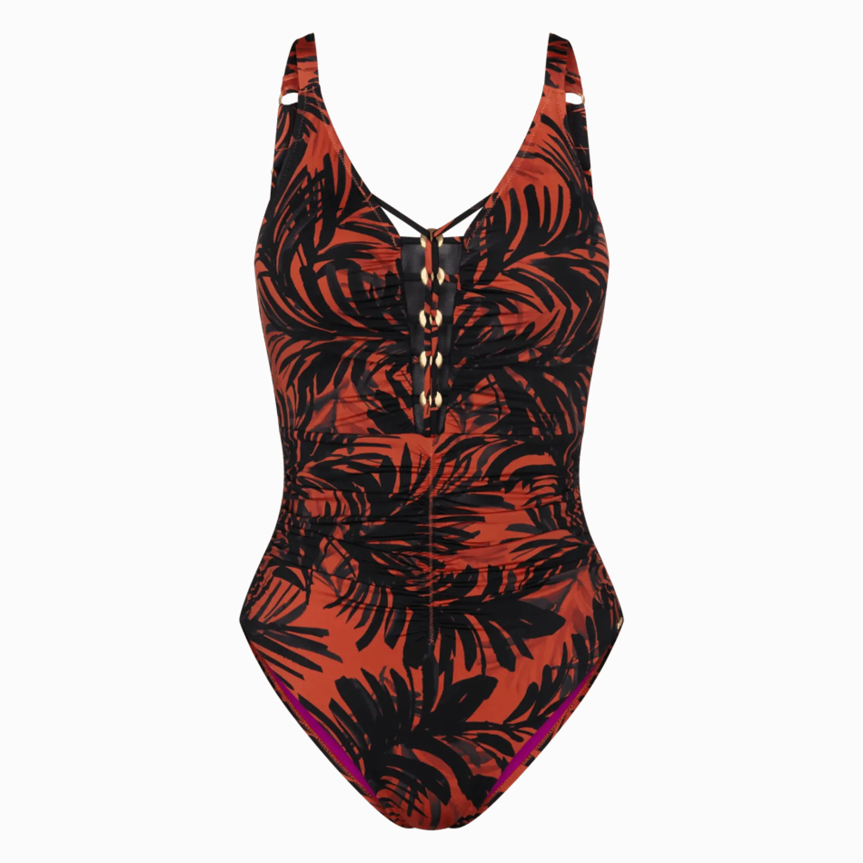 SUMMER PALM Swimsuit with padded cups