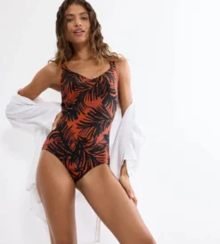 SUMMER PALM Swimsuit with padded cups