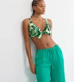 SUMMER PALM Wired bikini top