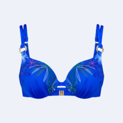 SUMMER TROPICS Wired bikini top with padded cups