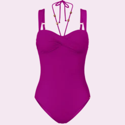 SUMMER TWIST Bandeau swimsuit