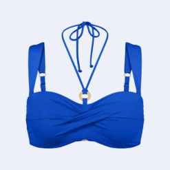 SUMMER TWIST Padded bikini top with detachable straps