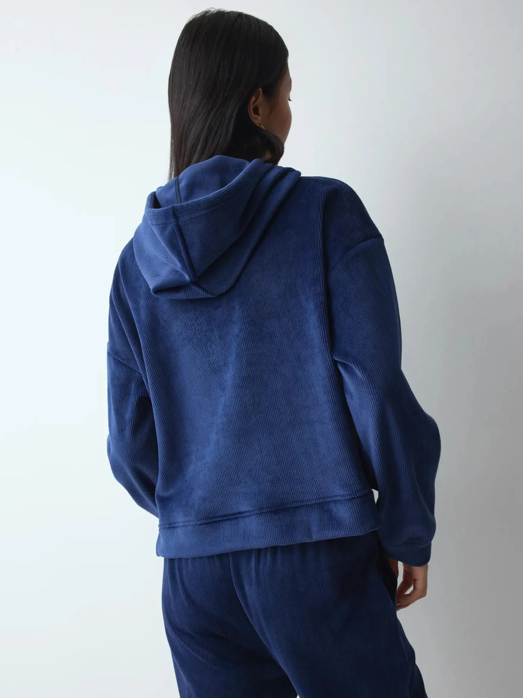VELOUR RIB Hoodie