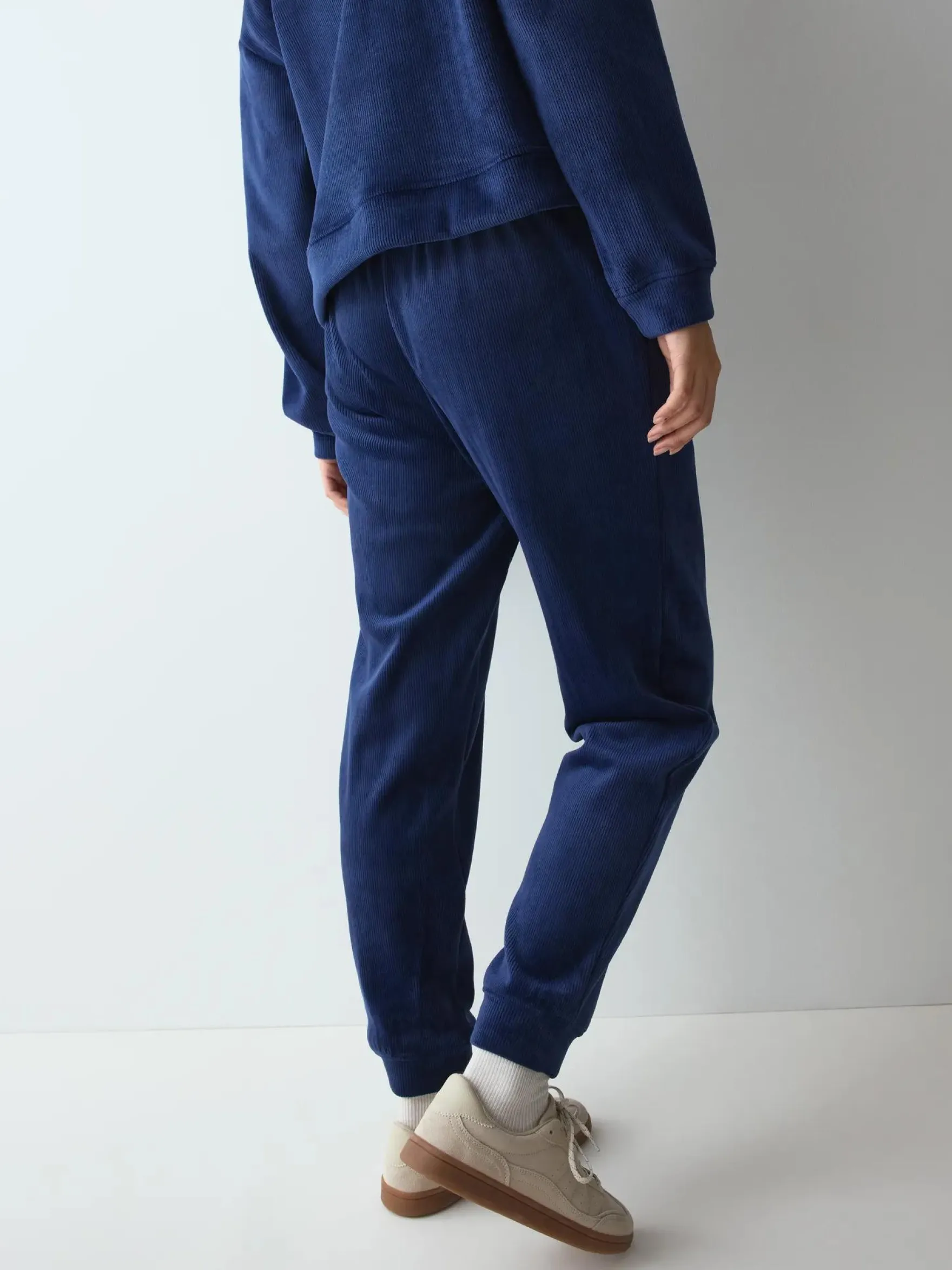 VELOUR RIB Trousers