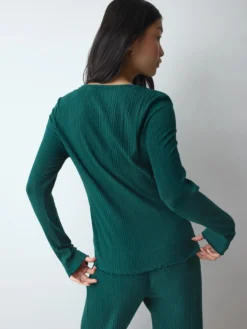 VERSATILE RIB Long-sleeve cardigan