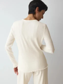 VERSATILE RIB Long-sleeve cardigan