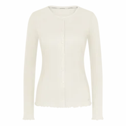 VERSATILE RIB Long-sleeve cardigan