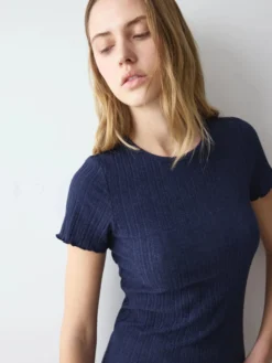 VERSATILE RIB Short-sleeve top