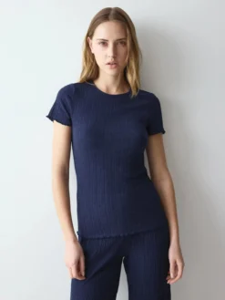 VERSATILE RIB Short-sleeve top